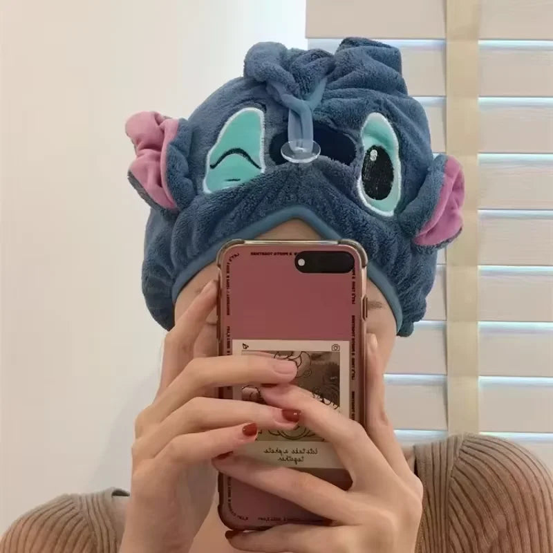 Toalha de Cabelo do Stitch