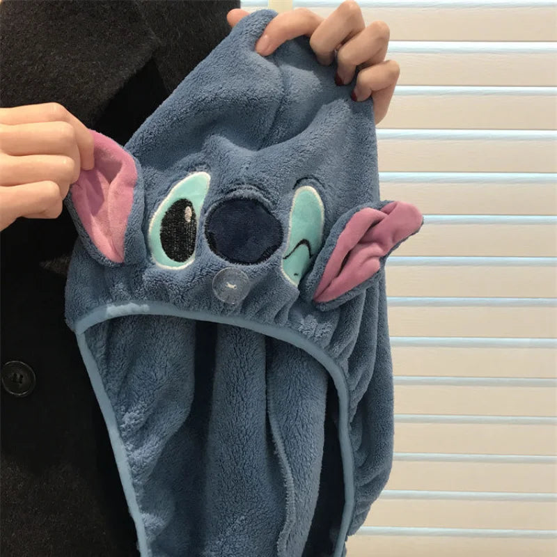 Toalha de Cabelo do Stitch