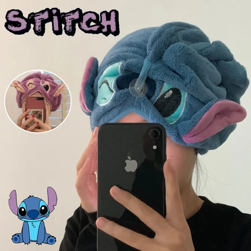 Toalha de Cabelo do Stitch